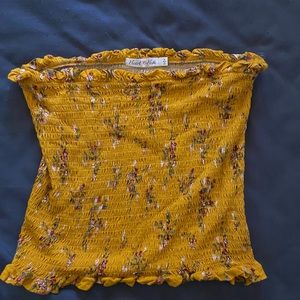 Flower tube top